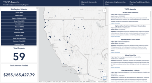 Image of the Tribal Broadband Connectivity Program map